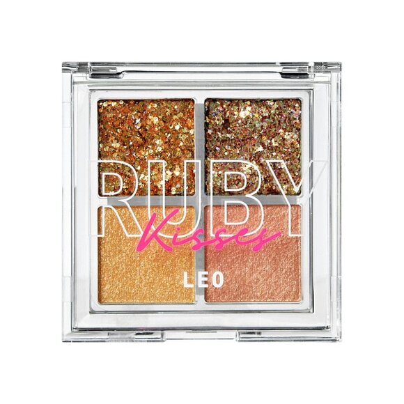 Ruby Kiss Glitter Gem Eye Shadow Palette #GGP01 Leo Eyeshadow Palette - Picture 5 of 12